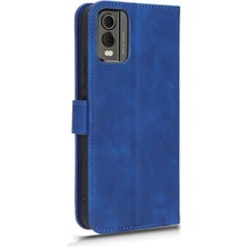 Mays Boutique Kart Tutucu Kickstand Deri Folio Flip Case ile Nokia C32 Için Kılıf (Yurt Dışından)