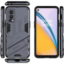 Mellow Mall Oneplus Nord 2 5g Sağlam Askeri Kickstand Koruyucu Kapak Için Kılıf (Yurt Dışından)