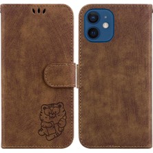 Mays Boutique Iphone 12 Için Kılıf Tutucu Kapak Çevirin Folio Cüzdan Kılıf Kabartmalı Sevimli (Yurt Dışından)