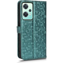 Mays Boutique Oneplus Nord Ce 2 5g Deri Cüzdan Kapak Için Kılıf Geometrik Desen (Yurt Dışından)