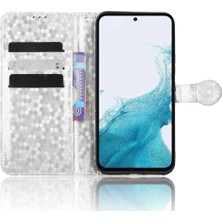 Mays Boutique Samsung Galaxy A54 5g Için Kılıf Deri Cüzdan Kapak Geometrik Desen (Yurt Dışından)