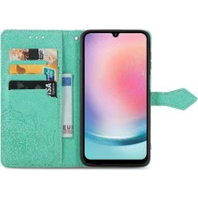 Mays Boutique Samsung A24 4g Deri Kılıf Basit Iş Zarif Desen (Yurt Dışından)