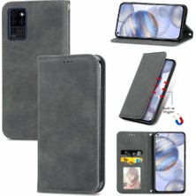 Mays Boutique Oukitel C21 Basit Iş Deri Çanta Kordon Cüzdan Fermuar Için Kılıf (Yurt Dışından)