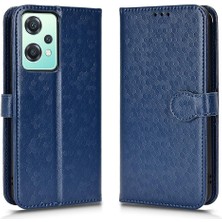 Mays Boutique Oneplus Nord Ce 2 5g Deri Cüzdan Kapak Için Kılıf Geometrik Desen (Yurt Dışından)