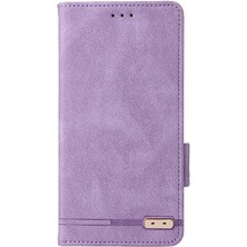 Mays Boutique Kart ile Tcl 20E/20Y Deri Folio Flip Case Kart Ekleme Için Kılıf (Yurt Dışından)