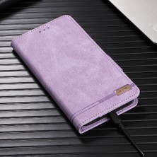 Mays Boutique Kart ile Tcl 20E/20Y Deri Folio Flip Case Kart Ekleme Için Kılıf (Yurt Dışından)