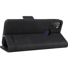 Mays Boutique Kart ile Tcl 20E/20Y Deri Folio Flip Case Kart Ekleme Için Kılıf (Yurt Dışından)