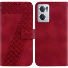 Mays Boutique Oneplus Nord Ce 2 5g Için Telefon Kılıfı Cüzdan Kabartmalı Desen Kart Yuvası Pu (Yurt Dışından)