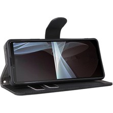 Mays Boutique Kart Tutucu Kickstand Koruyucu Kapak ile Sony Xperia 10 Iv Için Kılıf (Yurt Dışından)