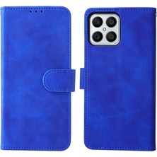 Mays Boutique Kart Tutucu Kickstand Deri Folio Flip Case ile Onur X8 Için Kılıf (Yurt Dışından)