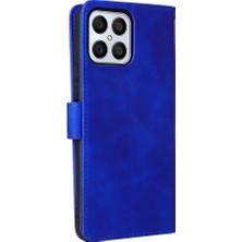 Mays Boutique Kart Tutucu Kickstand Deri Folio Flip Case ile Onur X8 Için Kılıf (Yurt Dışından)