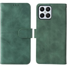 Mays Boutique Kart Tutucu Kickstand Deri Folio Flip Case ile Onur X8 Için Kılıf (Yurt Dışından)