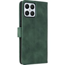 Mays Boutique Kart Tutucu Kickstand Deri Folio Flip Case ile Onur X8 Için Kılıf (Yurt Dışından)