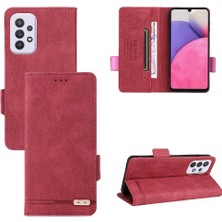 Mays Boutique Samsung Galaxy A33 5g Tam Koruma Deri Için Kılıf Folio Flip Case (Yurt Dışından)