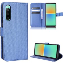 Mellow Mall Sony Xperia 10 V Manyetik Cüzdan Kapak Için Kılıf Kickstand Kart Tutucu (Yurt Dışından)