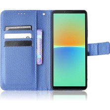 Mellow Mall Sony Xperia 10 V Manyetik Cüzdan Kapak Için Kılıf Kickstand Kart Tutucu (Yurt Dışından)