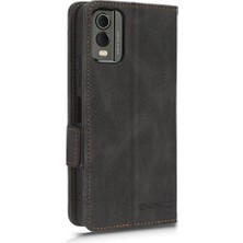 Mays Boutique Nokia C32 Deri Folio Flip Case Için Kılıf Tam Koruma Koruyucu (Yurt Dışından)