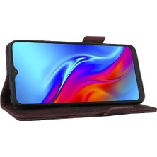 Mays Boutique Kart ile Tcl 20E/20Y Deri Folio Flip Case Kart Ekleme Için Kılıf (Yurt Dışından)