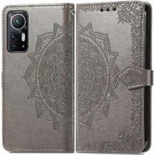 Mays Boutique Xiaomi 12 Için Kılıf Zarif Desen Deri Kılıf Darbeye Basit (Yurt Dışından)