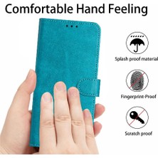 Mellow Mall Toka Saf Renk Pu Deri ile Google Piksel 9 Pro Için Flip Case (Yurt Dışından)