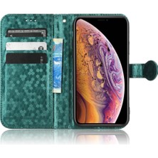 Mays Boutique IPhone X/xs Manyetik Toka Deri Cüzdan Kapak Geometrik Desen (Yurt Dışından)