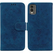 Mays Boutique Nokia C32 Cüzdan Kılıf Kart Yuvaları Için Kılıf Kickstand Kapak Pu Deri Kapak (Yurt Dışından)