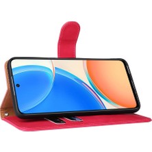 Mays Boutique Kart Tutucu Kickstand Deri Folio Flip Case ile Onur X8 Için Kılıf (Yurt Dışından)