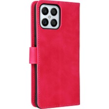 Mays Boutique Kart Tutucu Kickstand Deri Folio Flip Case ile Onur X8 Için Kılıf (Yurt Dışından)