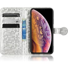 Mays Boutique IPhone X/xs Manyetik Toka Deri Cüzdan Kapak Geometrik Desen (Yurt Dışından)