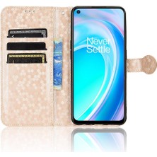 Mays Boutique Oneplus Nord Ce 2 5g Deri Cüzdan Kapak Için Kılıf Geometrik Desen (Yurt Dışından)