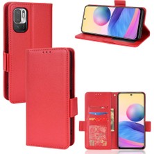 Mellow Mall Xiaomi Redmi Için Not 10T 5g Kart Yuvaları Tutucu Yan Toka Cüzdan Pu (Yurt Dışından)