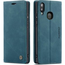 Mellow Mall Samsung Galaxy A20 Için Flip CASE/A30/M10S Flip Folio Kitap Vintage Pu Kılıf (Yurt Dışından)