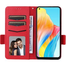 Mellow Mall Oppo A78 4g Kart Yuvaları Için Kılıf Tutucu Pu Deri Cüzdan Yan Toka (Yurt Dışından)