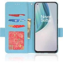 Mellow Mall Oneplus Nord N10 5g Pu Deri Yan Toka Cüzdan Manyetik Kart (Yurt Dışından)