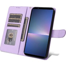 Mellow Mall Sony Xperia 5 V Için Flip Case Basit Iş Darbeye Kapak Kılıfı (Yurt Dışından)