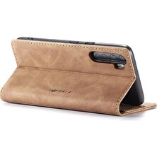 Mellow Mall Oneplus Nord Vintage Pu Deri Cüzdan Manyetik Kapatma Flip Case (Yurt Dışından)