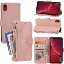 Mellow Mall Iphone Xr Kart Tutucu Kickstand Manyetik Kapatma Anti Pu Için Flip Case (Yurt Dışından)