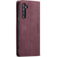 Mellow Mall Oneplus Nord Vintage Pu Deri Cüzdan Manyetik Kapatma Flip Case (Yurt Dışından)