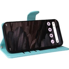 Mellow Mall Google Pixel 7A Darbeye Dayanıklı Basit Iş Deri Çanta Için Flip Case (Yurt Dışından)