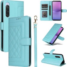 Mellow Mall Sony Xperia 10 V Flip Kapak Için Flip Case Basit Iş Cüzdan Deri (Yurt Dışından)