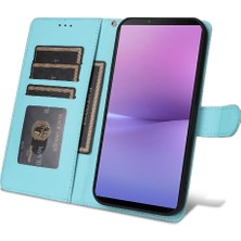 Mellow Mall Sony Xperia 10 V Flip Kapak Için Flip Case Basit Iş Cüzdan Deri (Yurt Dışından)