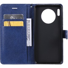 Mellow Mall Huawei Mate 30 Iş Cüzdan Telefon Kılıfı Için Flip Case Klasik Katı ile (Yurt Dışından)