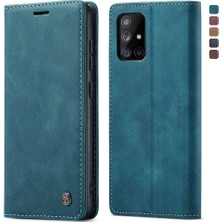 Mellow Mall Samsung Galaxy A71 4g Flip Case Için Folio Kitap Vintage Pu Deri (Yurt Dışından)