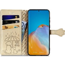 Mellow Mall Huawei P50 Pro Kılıf Için Kısa Kayış Kapak Kapak Darbeye (Yurt Dışından)