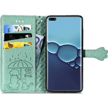 Mellow Mall Huawei P40 Pro Flip Kapak Için Kılıf Kısa Kayış Deri Kılıf Darbeye (Yurt Dışından)