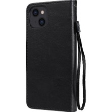 Mellow Mall Kart Yuvası Iş Cüzdan ile iphone 14 Klasik Düz Renk Için Flip Case (Yurt Dışından)