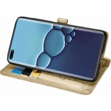 Mellow Mall Huawei P40 Pro Flip Kapak Için Kılıf Kısa Kayış Deri Kılıf Darbeye (Yurt Dışından)