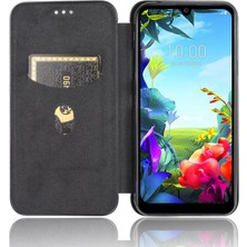 Colorful Shop Kart Tutucu Kickstand Deri Folio Flip Case ile Lg K40S Için Kılıf (Yurt Dışından)