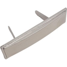 Angel Çanta Aksesuar 4.8x1.4 cm Metal Etiket Plaka Süs Gümüş Renk 1 Adet