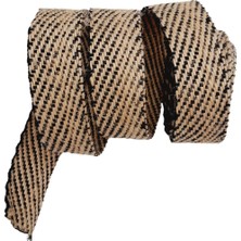 Angel Çanta Aksesuar 3.5 cm Jüt Kolon Siyah Renk 1 Metre